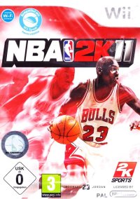 NBA 2K11 Wii US box art